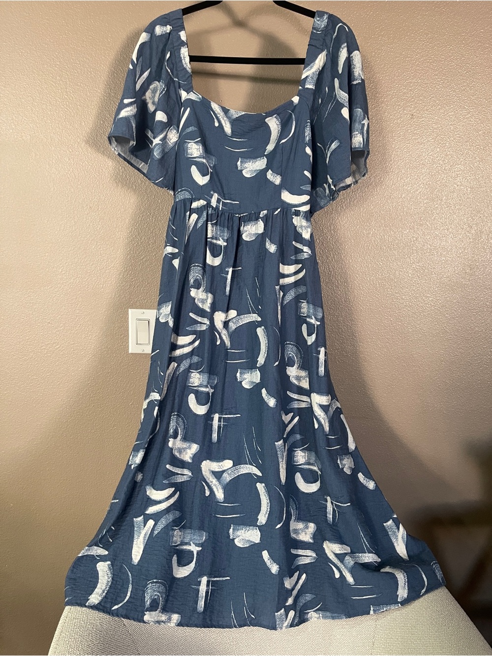 A New Day Women's Flutter Tie-Back Dress - Like new!